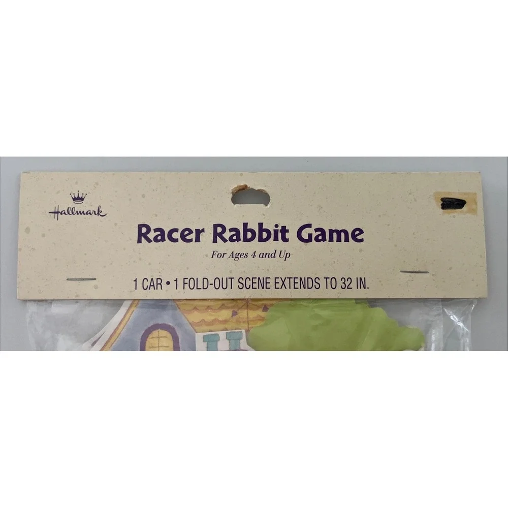 Hallmark Racer Rabbit Game - RARE VINTAGE NEW, SEALED - Picture 5 of 6